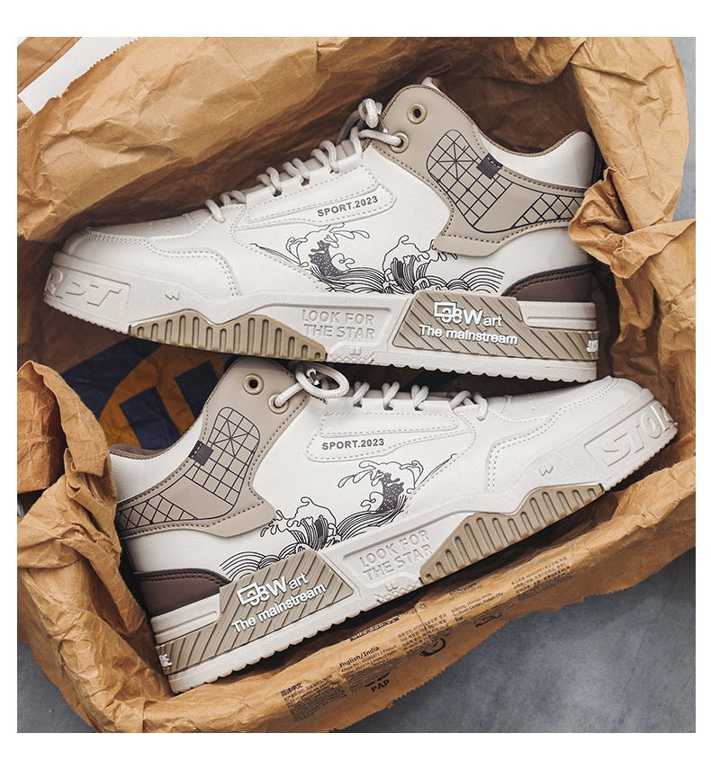 Men’s High-Top Casual Sneakers – Breathable Summer Sports Shoes, Lightweight & Easy Wear Trendy Street Style